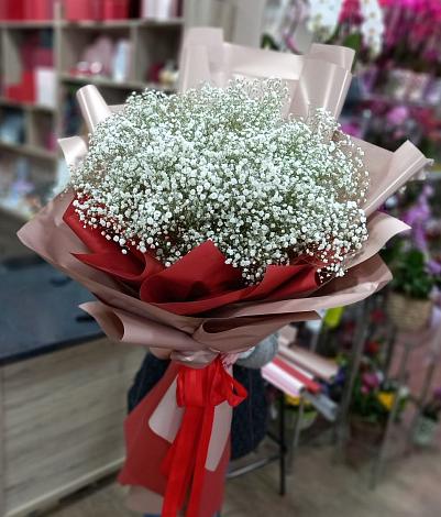 Букет цветов из: Гипсофила в Апанасенковском