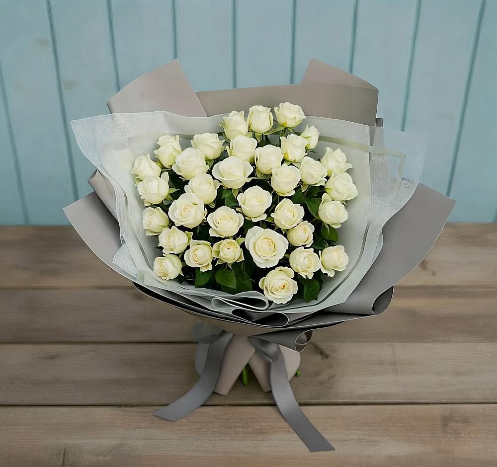 Букет Белоснежная нежность в Апанасенковском