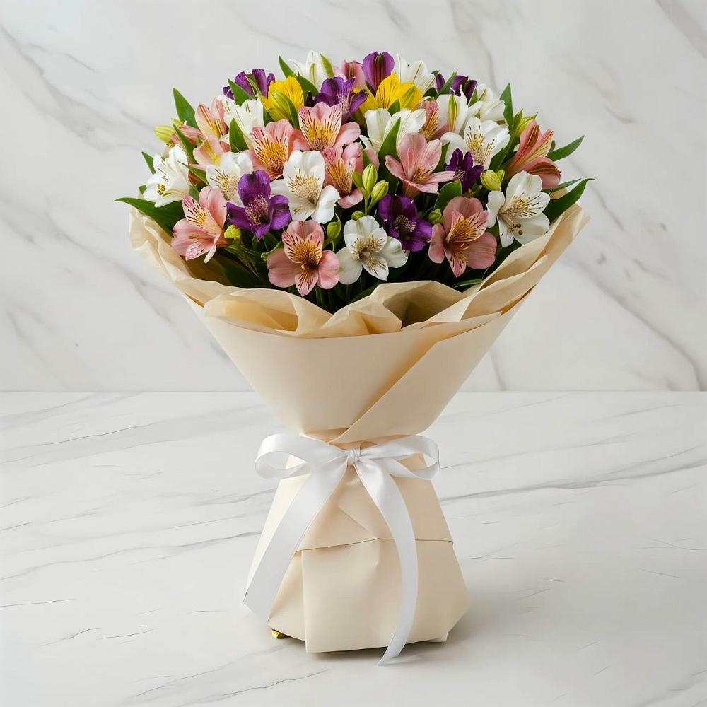 Букет цветов из: Альстромерии в Апанасенковском