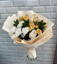 Букет цветов из:  Розы и Хризантемы в Апанасенковском