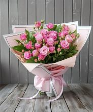 Букет Розовый кустик в Апанасенковском