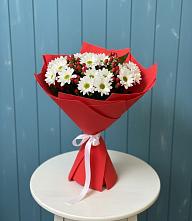 Букет цветов из:  Хризантемы #REPLACE_PRED# Апанасенковском