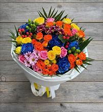 Букет цветов из:  Розы и Хризантемы в Апанасенковском