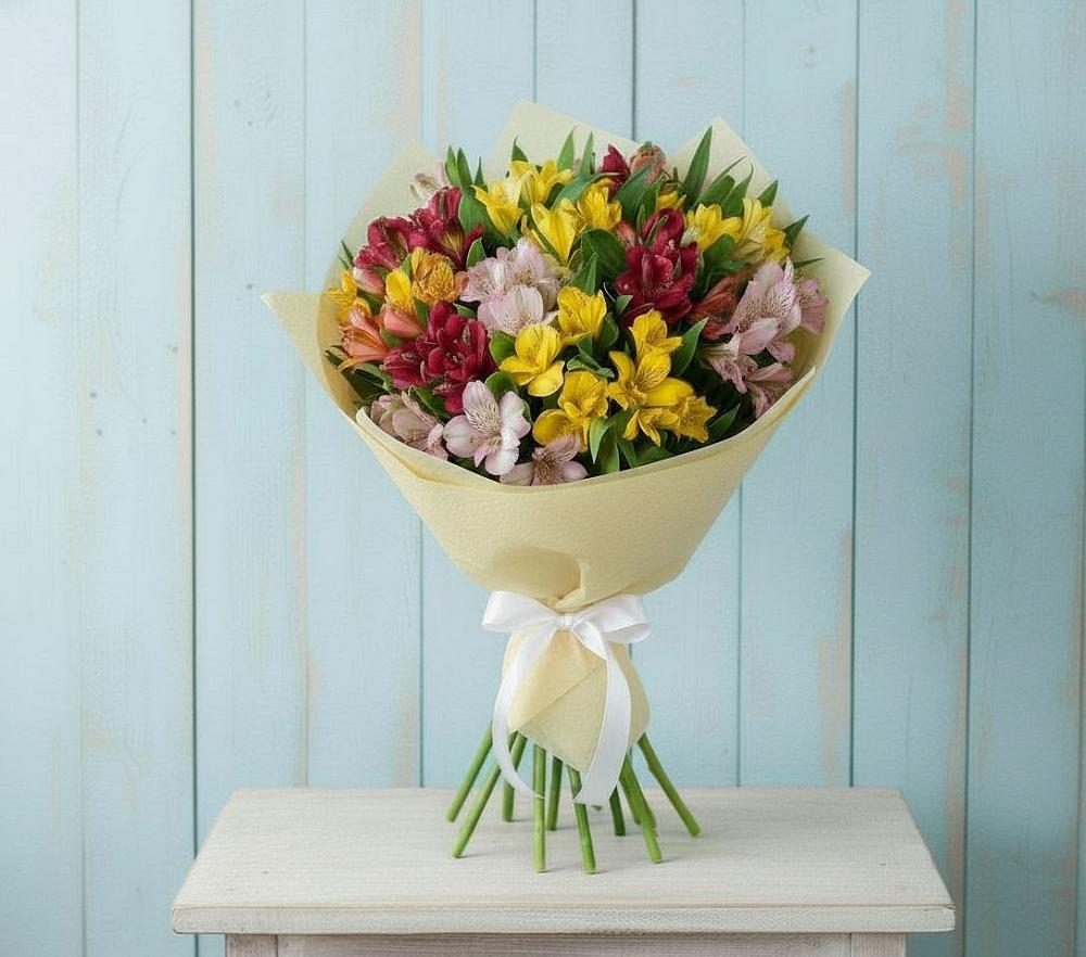 Букет цветов из: Альстромерии в Апанасенковском
