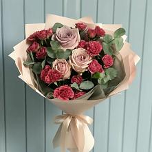 Букет цветов из:  Гвоздики и Розы в Апанасенковском